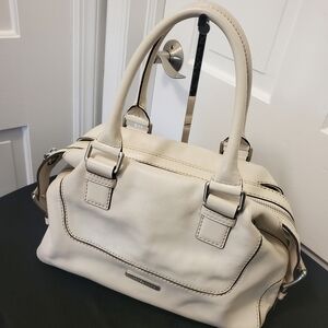 Michael Michael Kors Bone White Leather Satchel, Classic